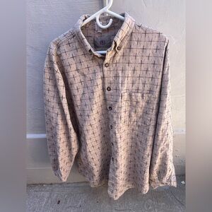 The Territory Ahead Woven Heavy Flannel Long Sleeve Shirt Men’s Size XL